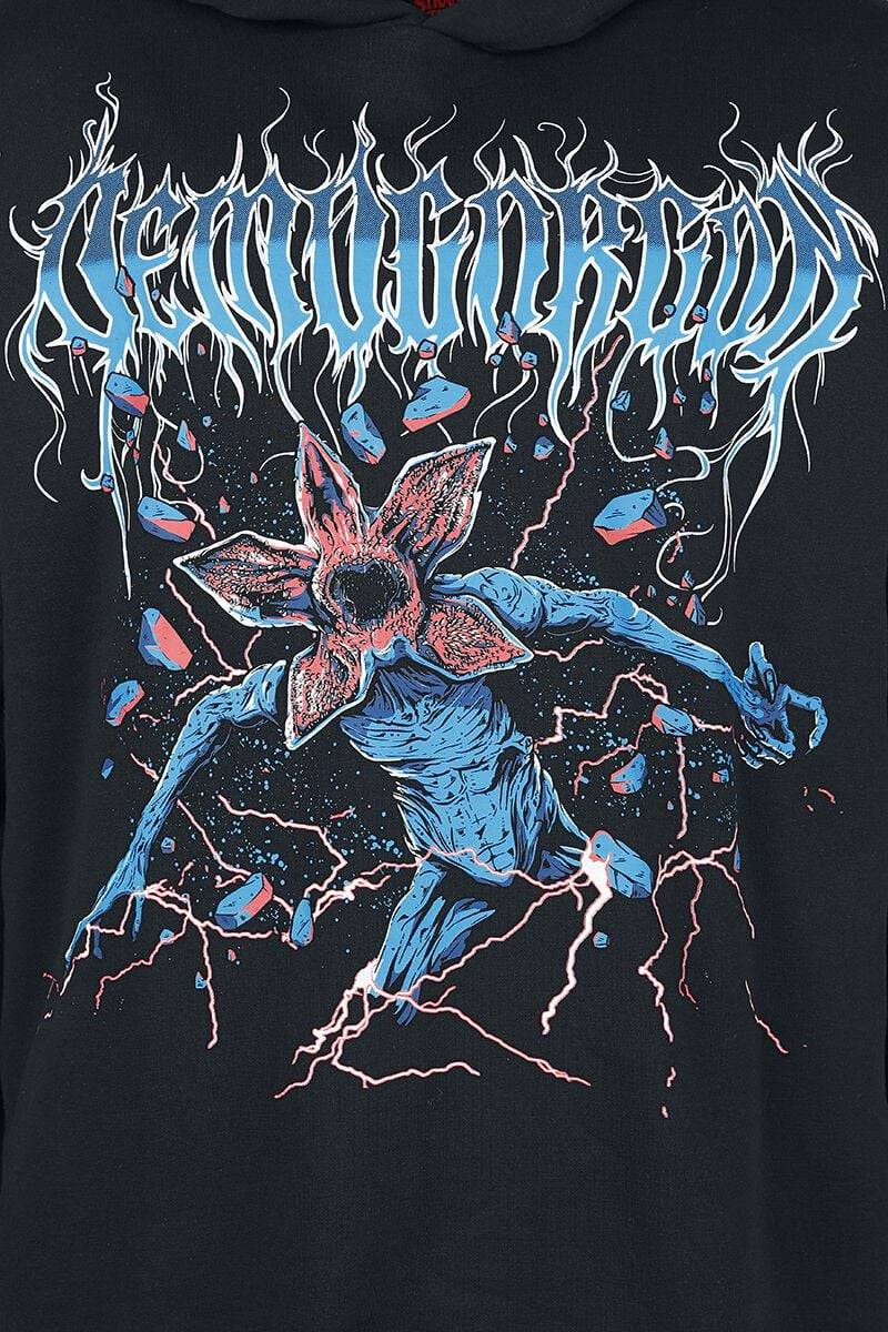 EMP "Demogorgon" Kapuzenpullover Schwarz Von Stranger Things