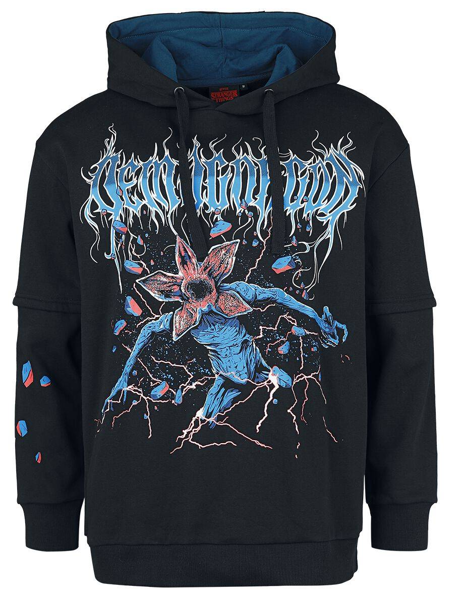 EMP "Demogorgon" Kapuzenpullover schwarz von Stranger Things