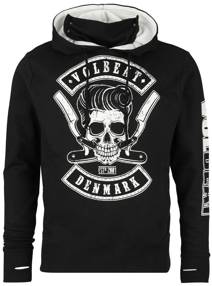 EMP "Denmark Skull" Kapuzenpullover schwarz von Volbeat