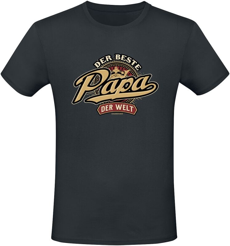 EMP "Der beste Papa der Welt" T-Shirt schwarz von Sprüche