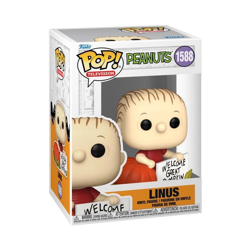EMP "Der große Kürbis - Linus Vinyl Figur 1588" Funko Pop! multicolor von Peanuts