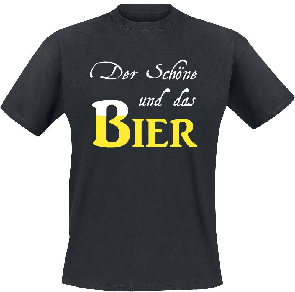EMP "Der Schöne und das Bier" T-Shirt schwarz von Alkohol & Party
