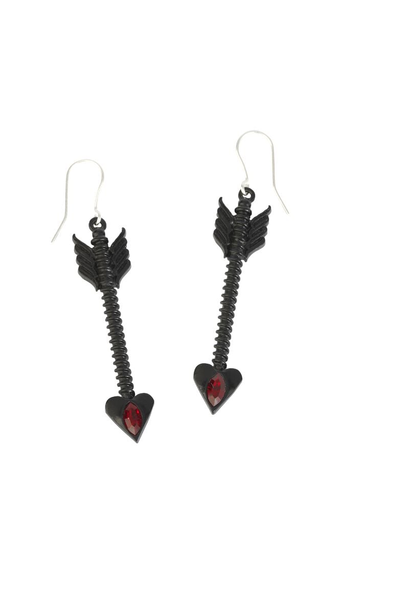 EMP "Desire Moi" Ohrring schwarz/rot von Alchemy Gothic