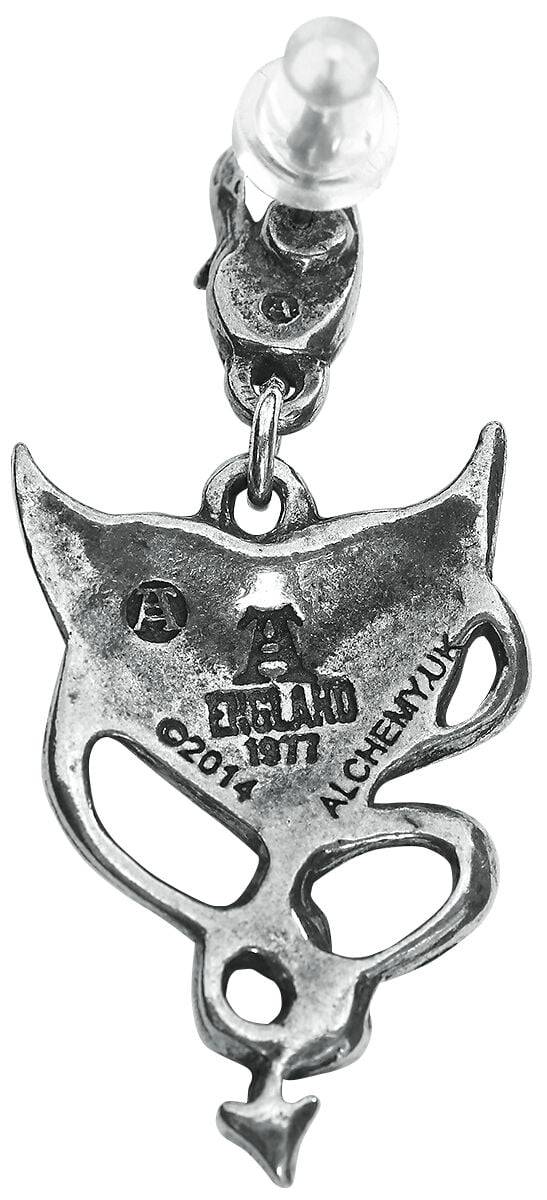 EMP "Devil Heart Studs" Ohrstecker-Set Von Alchemy Gothic