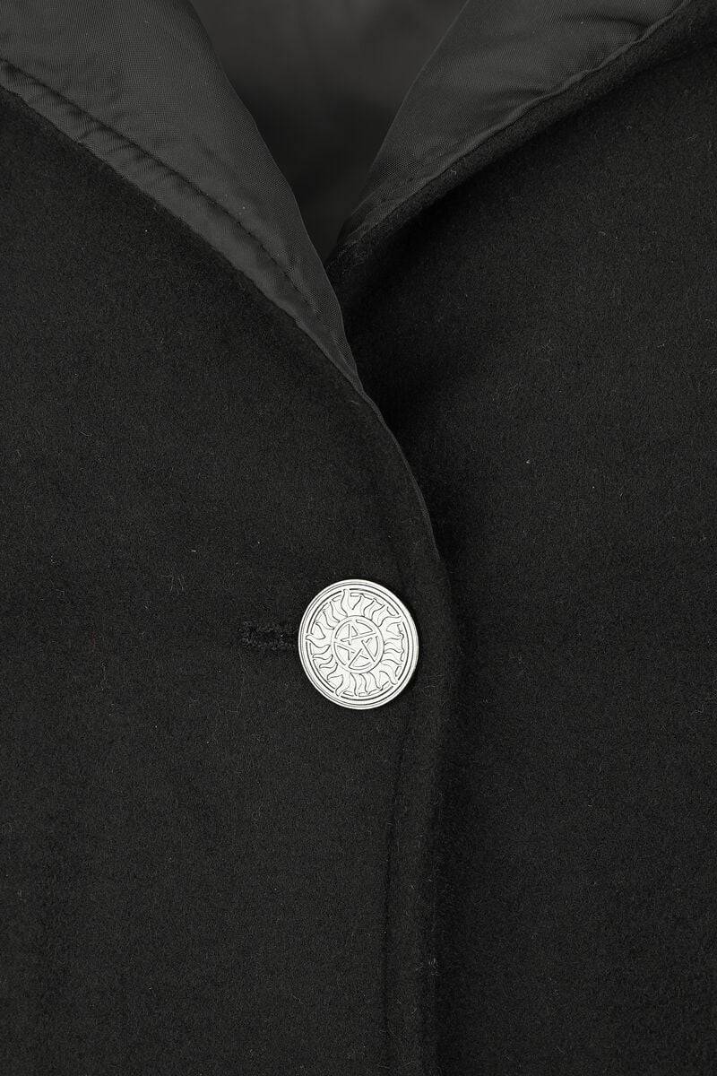 EMP "Devil's Trap" Wintermantel Schwarz Von Supernatural