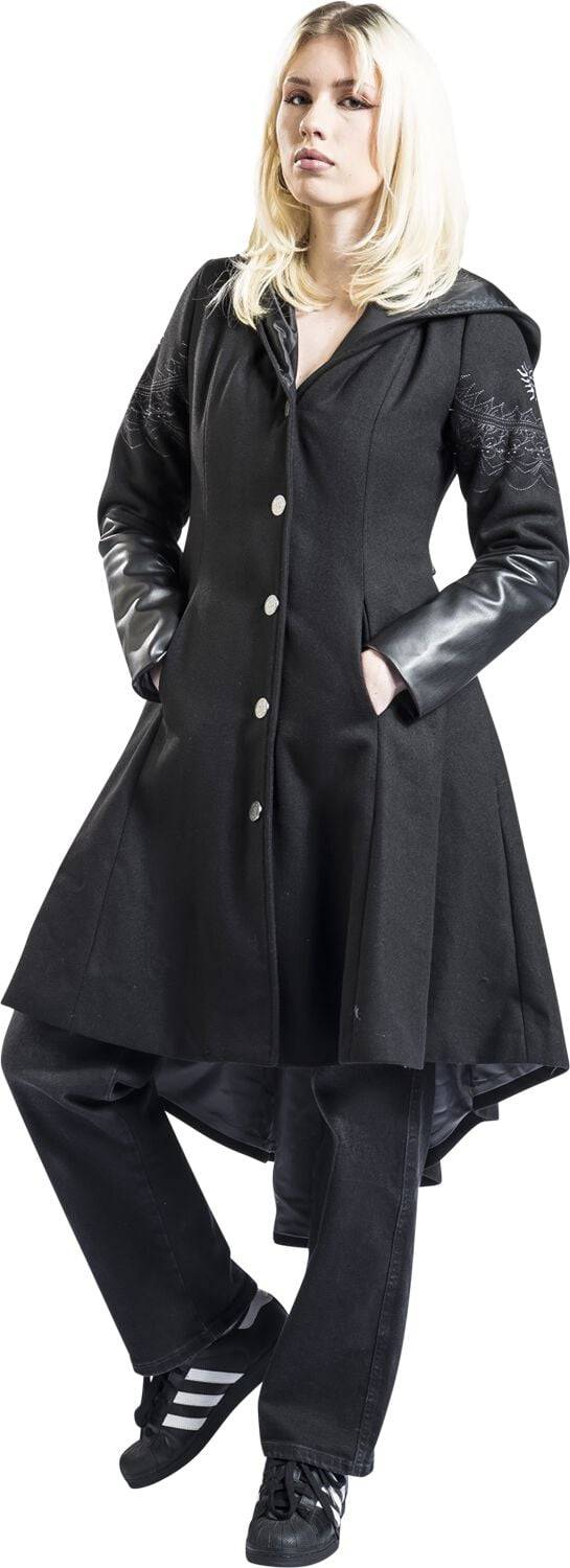 EMP "Devil's Trap" Wintermantel Schwarz Von Supernatural