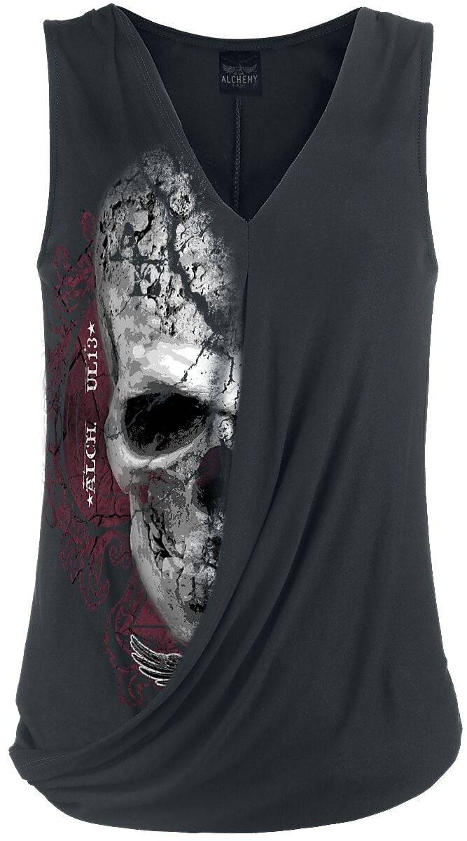 EMP "Devil Skull Pact" Top schwarz von Alchemy England