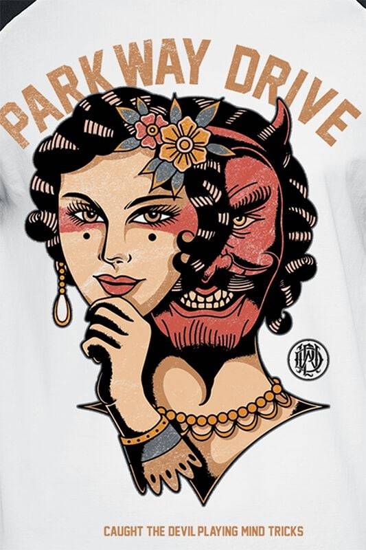 EMP "Devil Tricks" T-Shirt Schwarz/weiß Von Parkway Drive