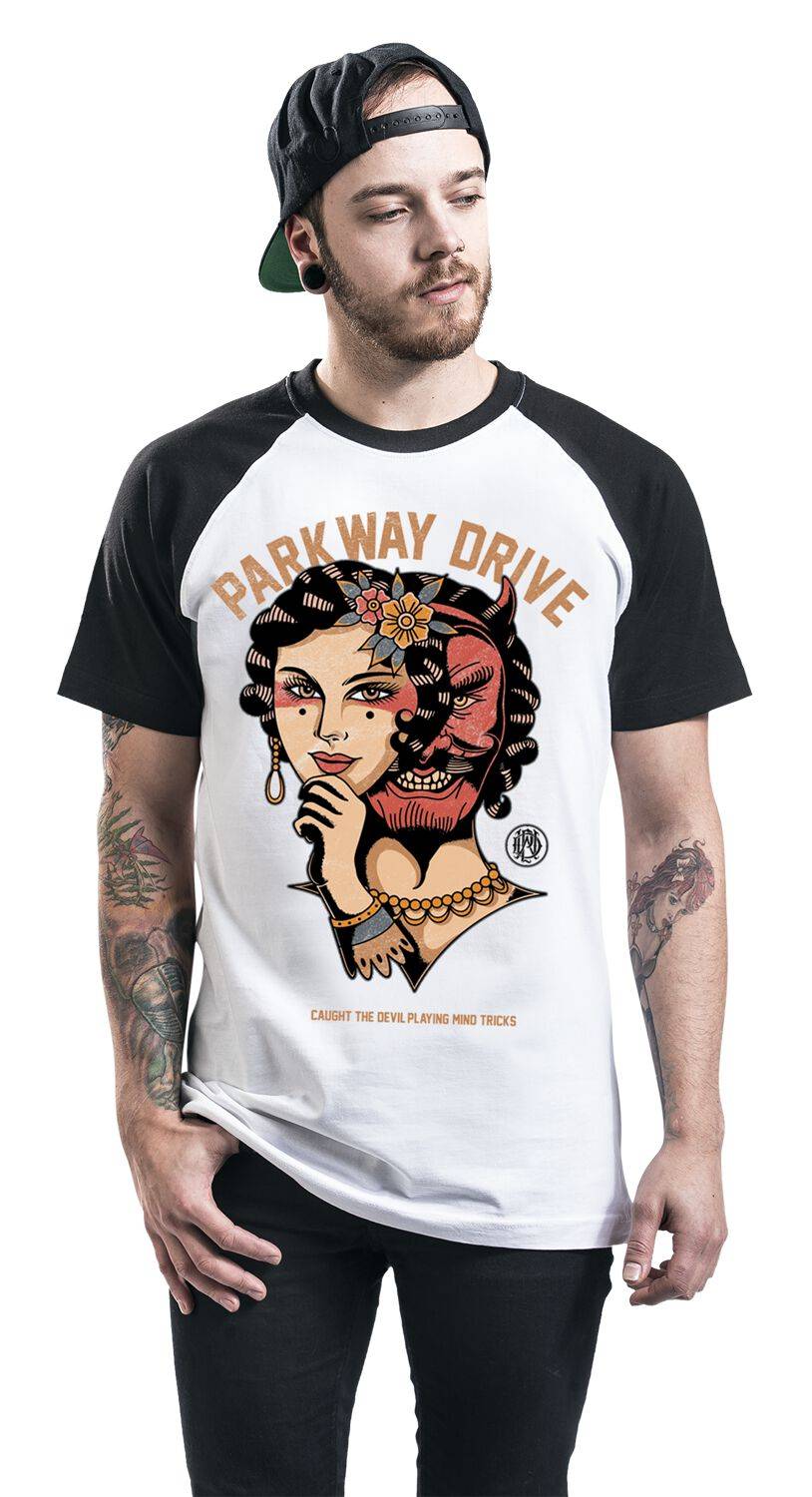 EMP "Devil Tricks" T-Shirt Schwarz/weiß Von Parkway Drive