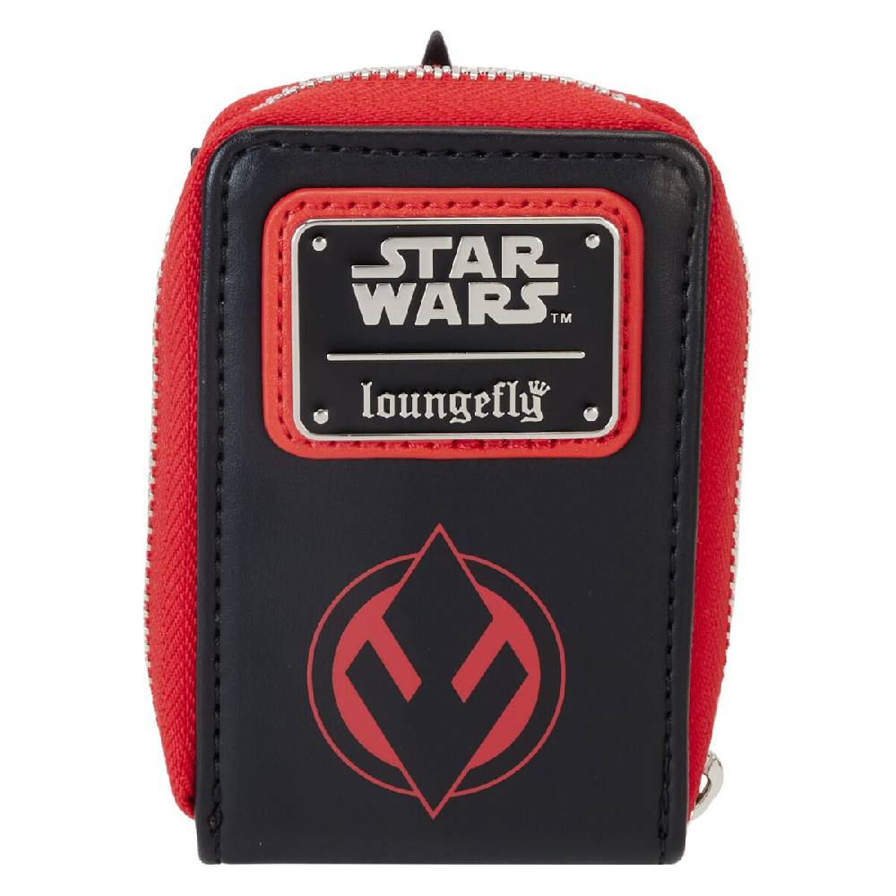 EMP "Die Dunkle Bedrohnung - Loungefly - Darth Maul (25th Anniversary) (Glow In The Dark)" Geldbörse Schwarz/rot Von Star Wars