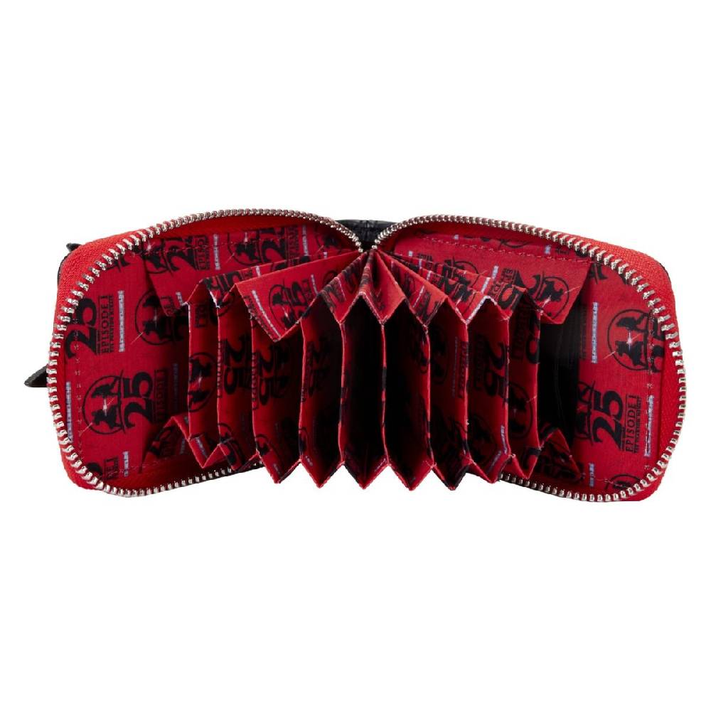EMP "Die Dunkle Bedrohnung - Loungefly - Darth Maul (25th Anniversary) (Glow In The Dark)" Geldbörse Schwarz/rot Von Star Wars