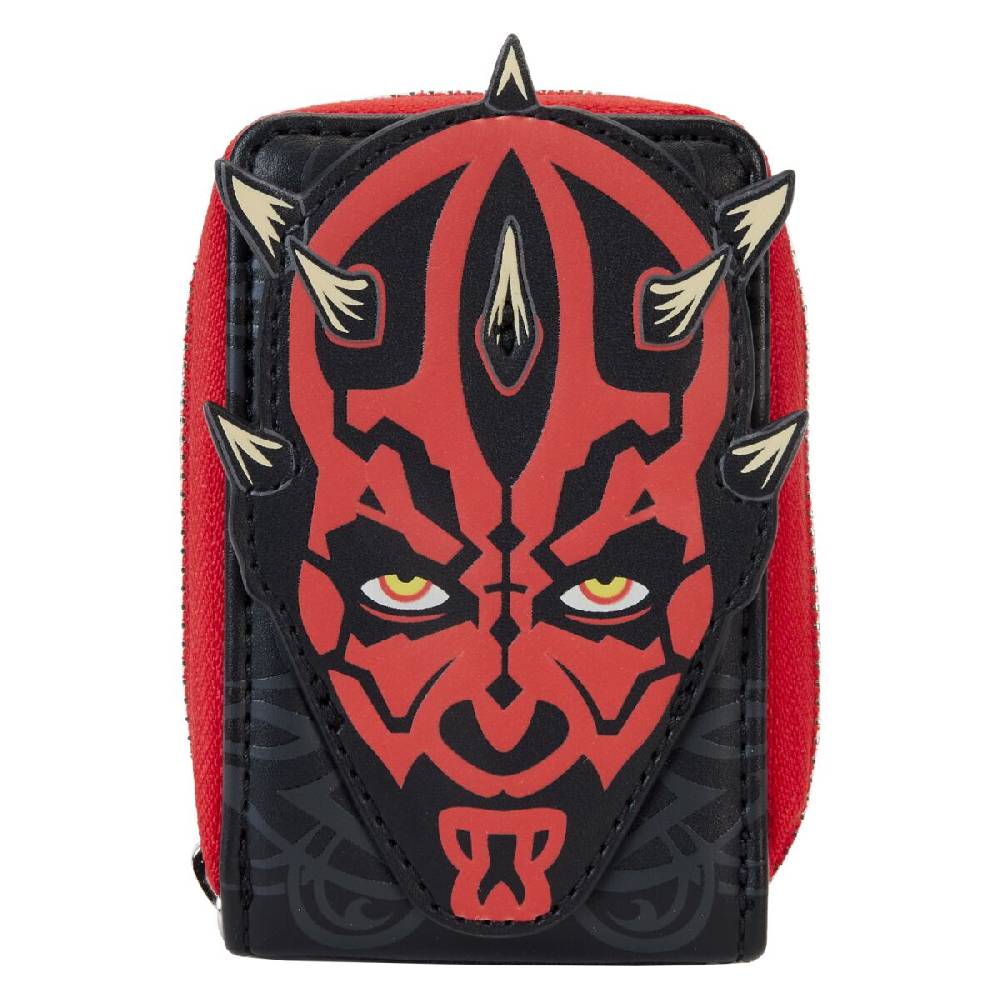 EMP "Die dunkle Bedrohnung - Loungefly - Darth Maul (25th Anniversary) (Glow in the Dark)" Geldbörse schwarz/rot von Star Wars