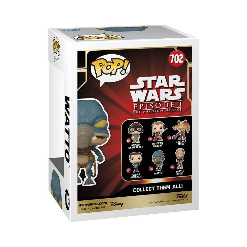 EMP "Die Dunkle Bedrohung - Watto Vinyl Figur 702" Funko Pop! Multicolor Von Star Wars