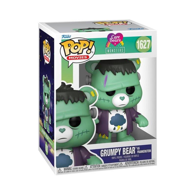 EMP "Die Glücksbärchis x Universal Monsters - Grumpy Bear as Frankenstein Vinyl Figur 1627" Funko Pop! multicolor von Die Glücksbärchis