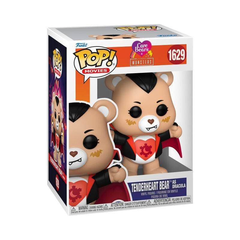 EMP "Die Glücksbärchis x Universal Monsters - Tenderheart Bear as Dracula Vinyl Figur 1629" Funko Pop! multicolor von Die Glücksbärchis