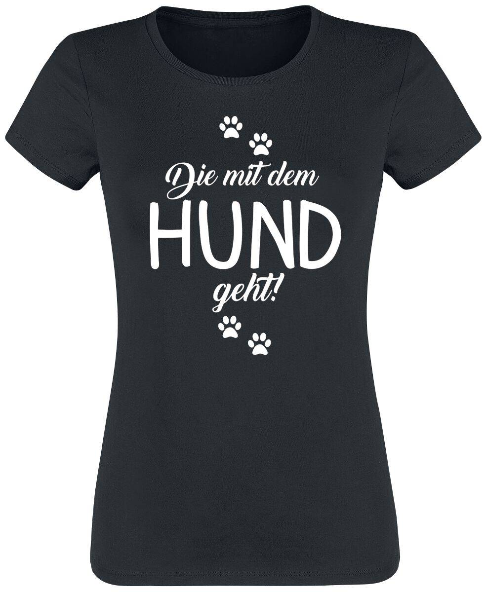 EMP "Die mit dem Hund geht!" T-Shirt schwarz von Tierisch
