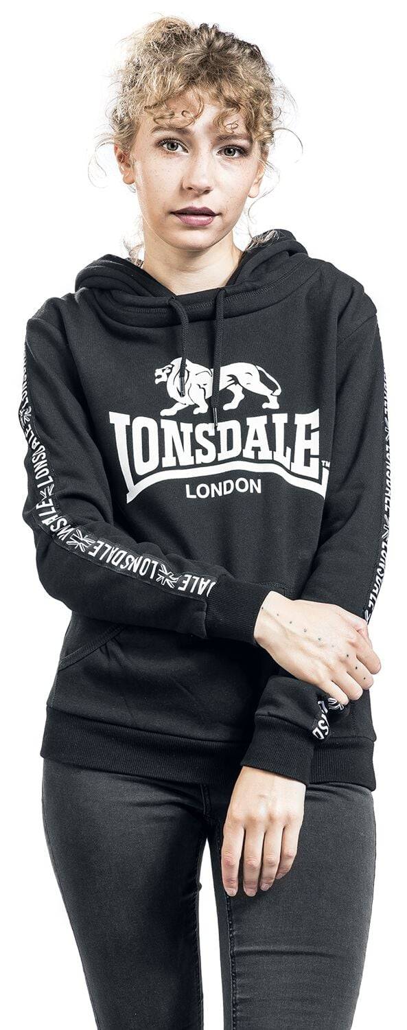 EMP "Dihewyd" Kapuzenpullover Schwarz Von Lonsdale London