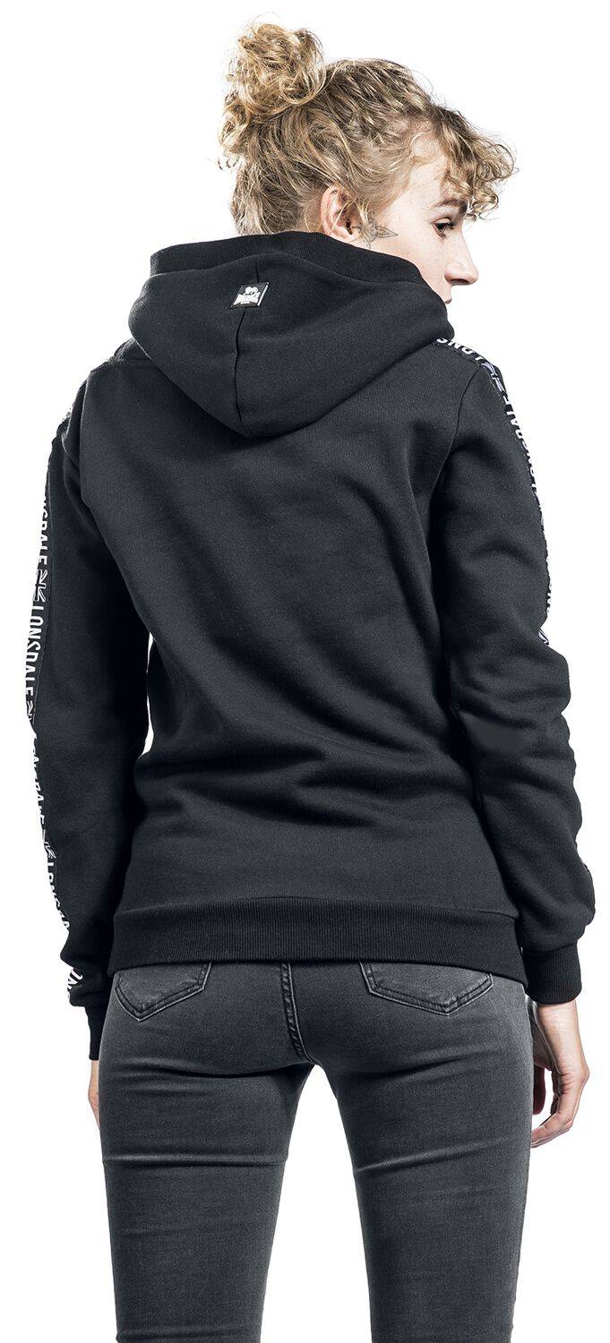 EMP "Dihewyd" Kapuzenpullover Schwarz Von Lonsdale London