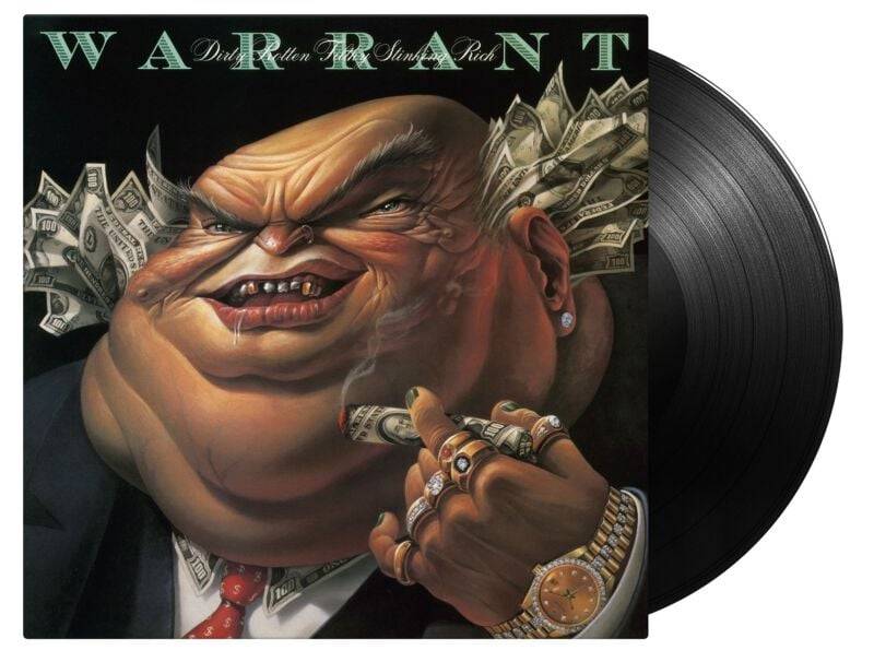 EMP "Dirty Rotten Filthy Stinking Rich" LP von Warrant