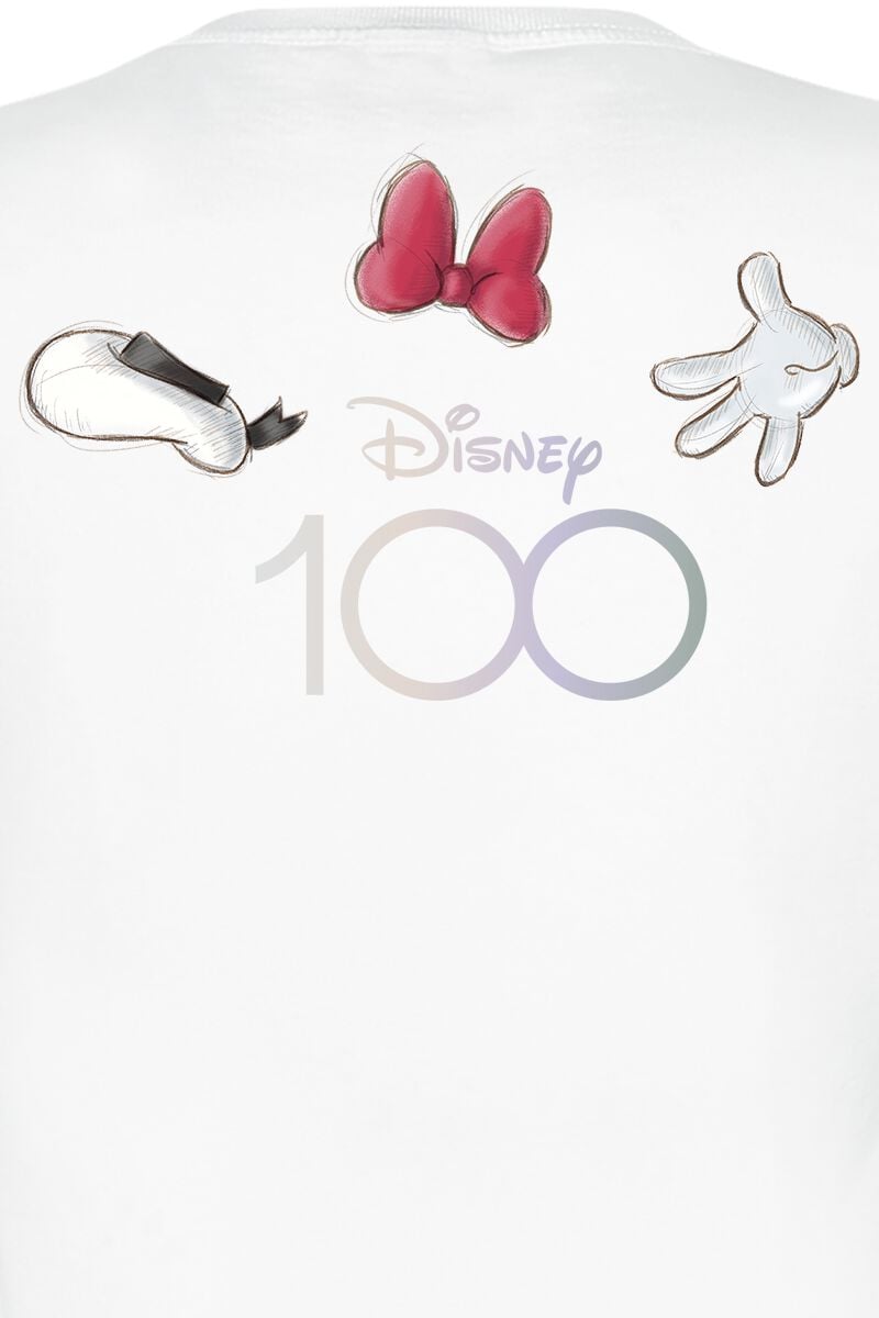 EMP "Disney 100 - 100 Years Of Wonder" T-Shirt Weiß Von Disney