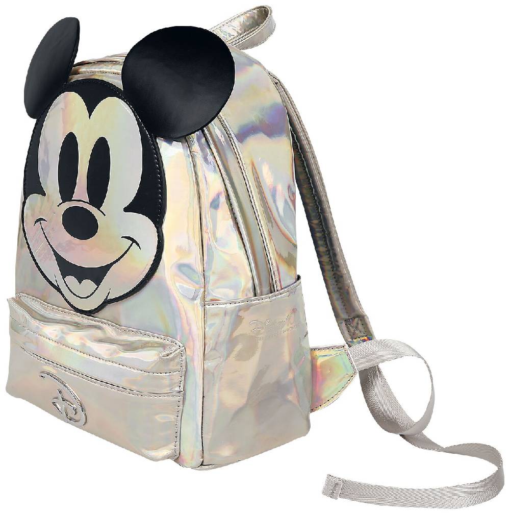 EMP "Disney 100" Mini-Rucksack silberfarben von Micky Maus