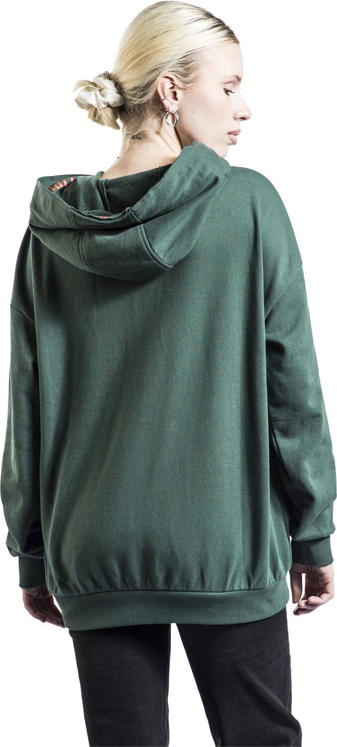 EMP "Disney Princess - Picnic Collection - Belle" Kapuzenpullover Dunkelgrün Von Die Schöne Und Das Biest