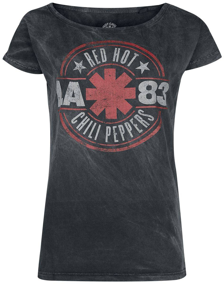EMP "Distressed Logo" T-Shirt Schwarz Von Red Hot Chili Peppers