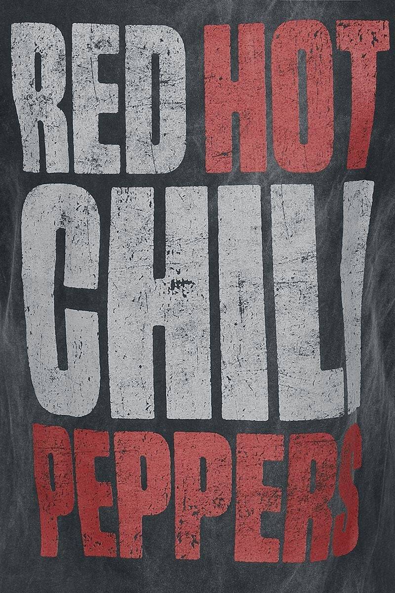 EMP "Distressed Logo" T-Shirt Schwarz Von Red Hot Chili Peppers