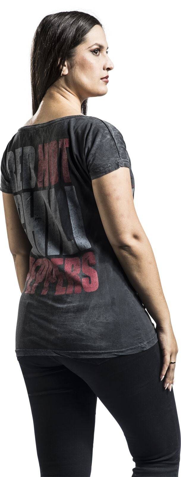 EMP "Distressed Logo" T-Shirt Schwarz Von Red Hot Chili Peppers