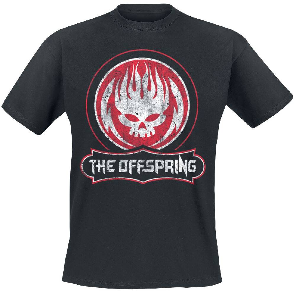 EMP "Distressed Skull" T-Shirt schwarz von The Offspring