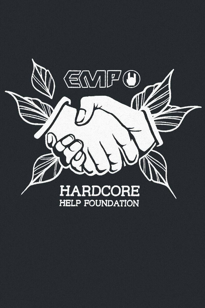 EMP "Do Something!" T-Shirt Schwarz Von Hardcore Help Foundation