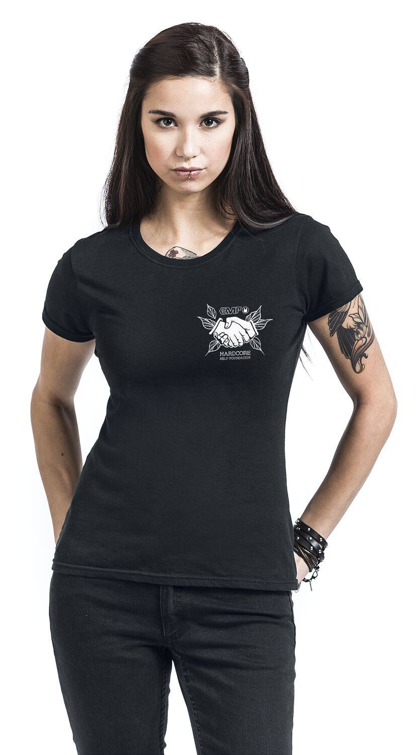 EMP "Do Something!" T-Shirt Schwarz Von Hardcore Help Foundation
