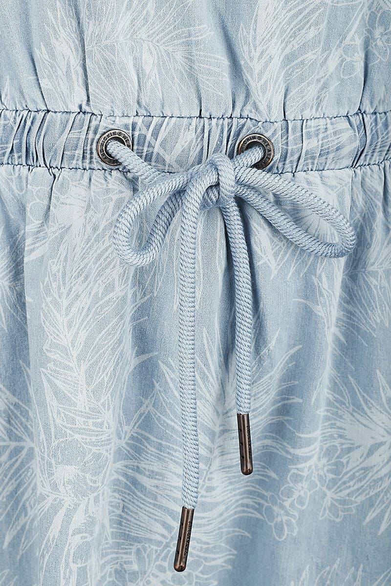 EMP "DojaAK DNM B Sleeveless Dress" Mittellanges Kleid Hellblau Von Alife And Kickin