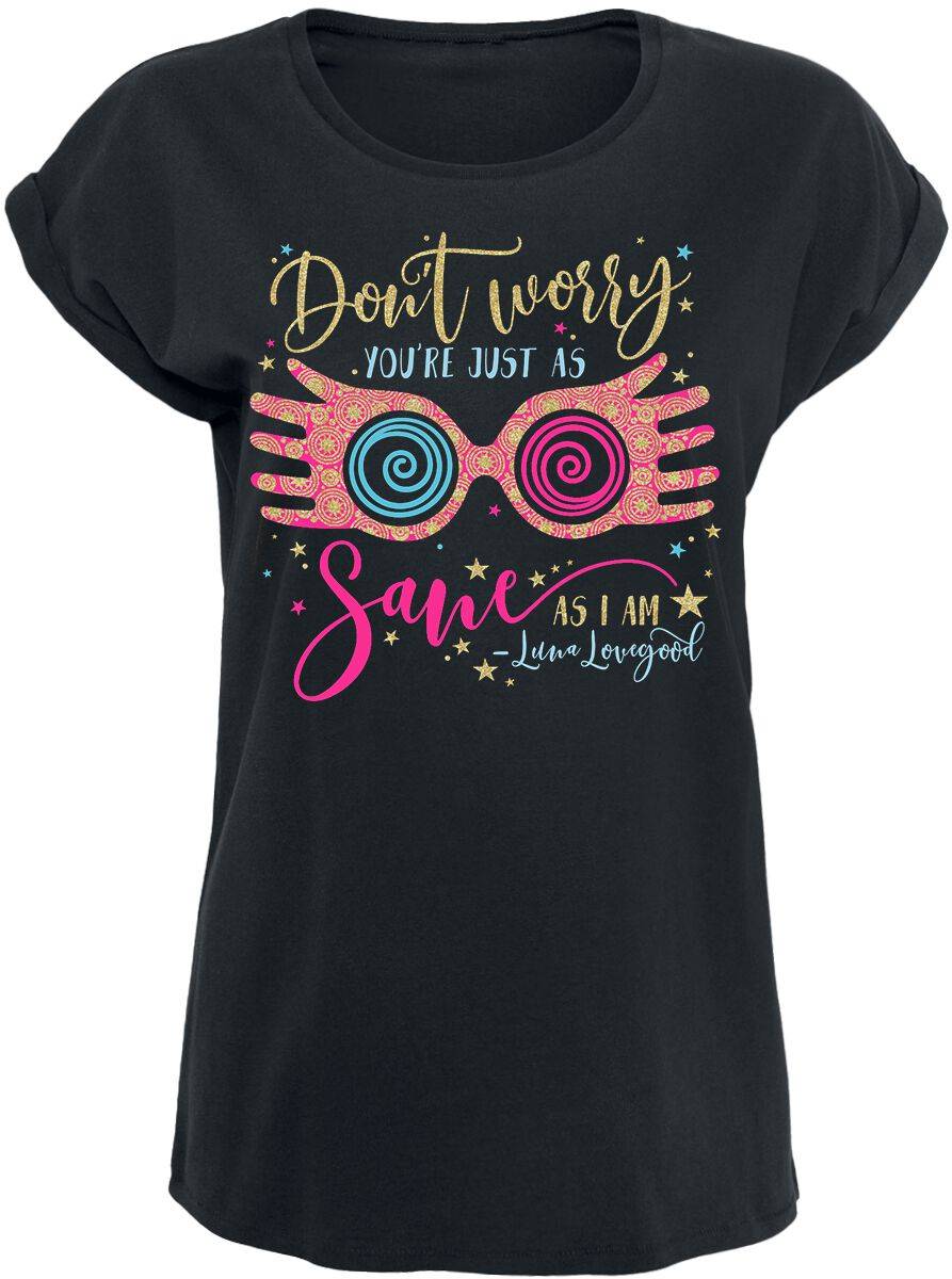 EMP "Don't Worry - Luna Lovegood" T-Shirt schwarz von Harry Potter