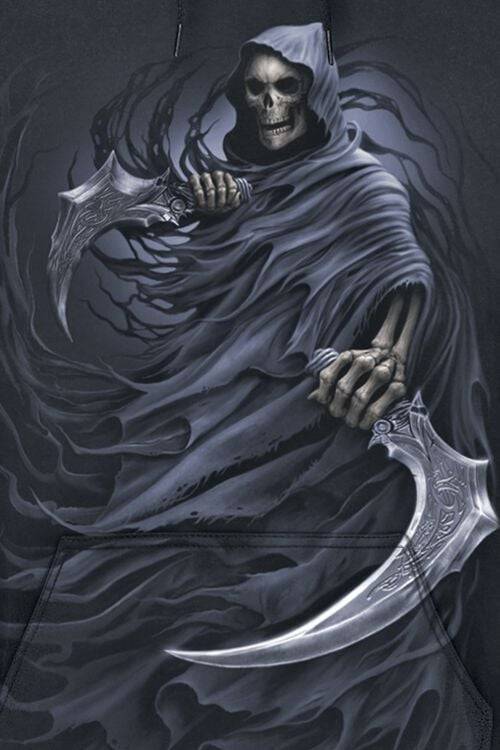 EMP "Double Death" Kapuzenpullover Schwarz Von Spiral