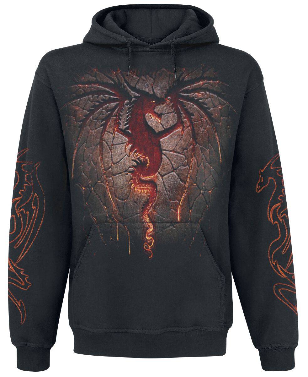 EMP "Dragon Furnace" Kapuzenpullover schwarz von Spiral