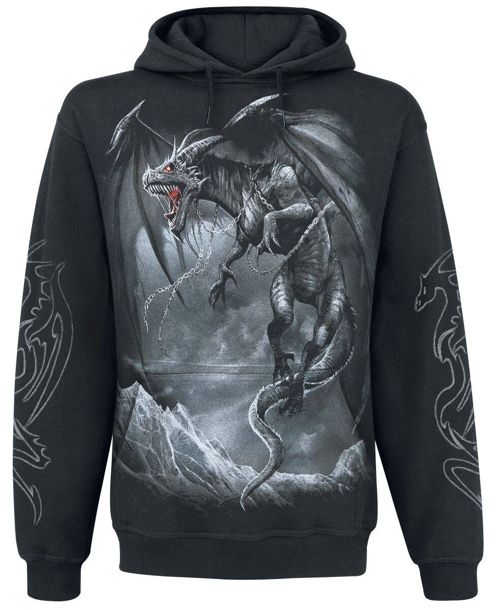 EMP "Dragon's Cry" Kapuzenpullover schwarz von Spiral
