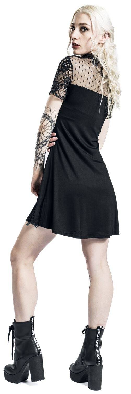 EMP "Dress Hera" Kurzes Kleid Schwarz Von Outer Vision