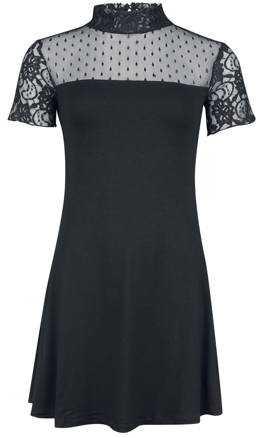 EMP "Dress Hera" Kurzes Kleid schwarz von Outer Vision