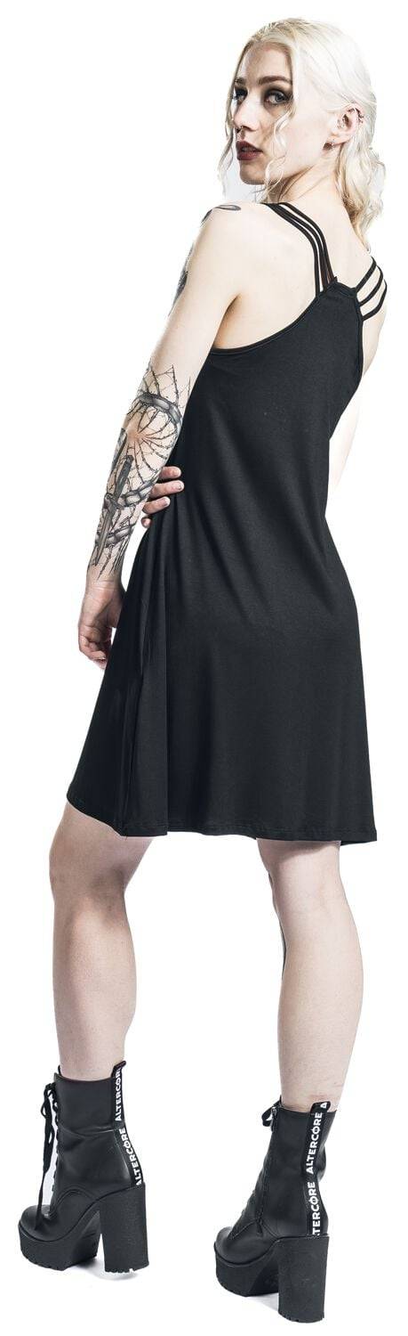 EMP "Dress Trinidad" Kurzes Kleid Schwarz Von Outer Vision