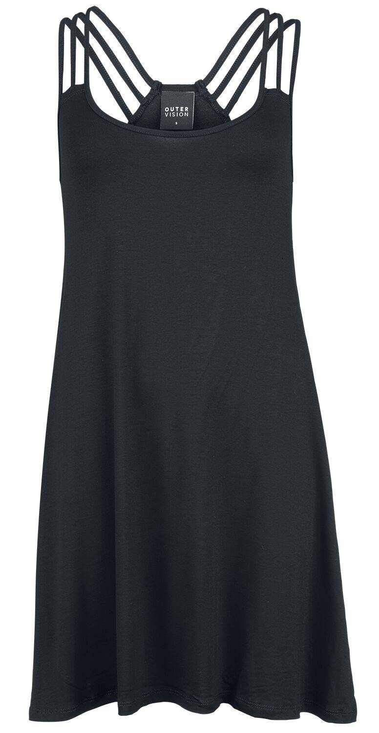 EMP "Dress Trinidad" Kurzes Kleid schwarz von Outer Vision