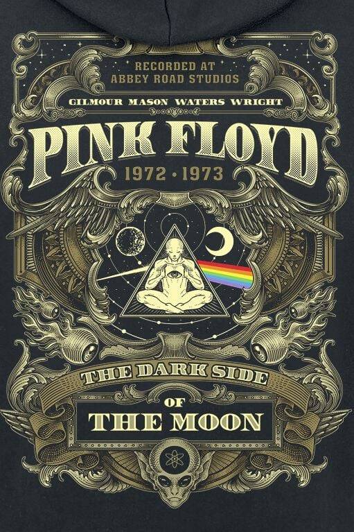 EMP "DSOTM 1972" Kapuzenpullover Schwarz Von Pink Floyd