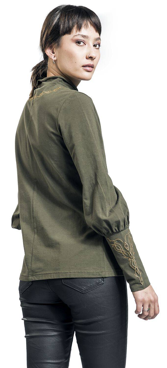 EMP "Dunedain" Langarmshirt Dunkelgrün Von Der Herr Der Ringe