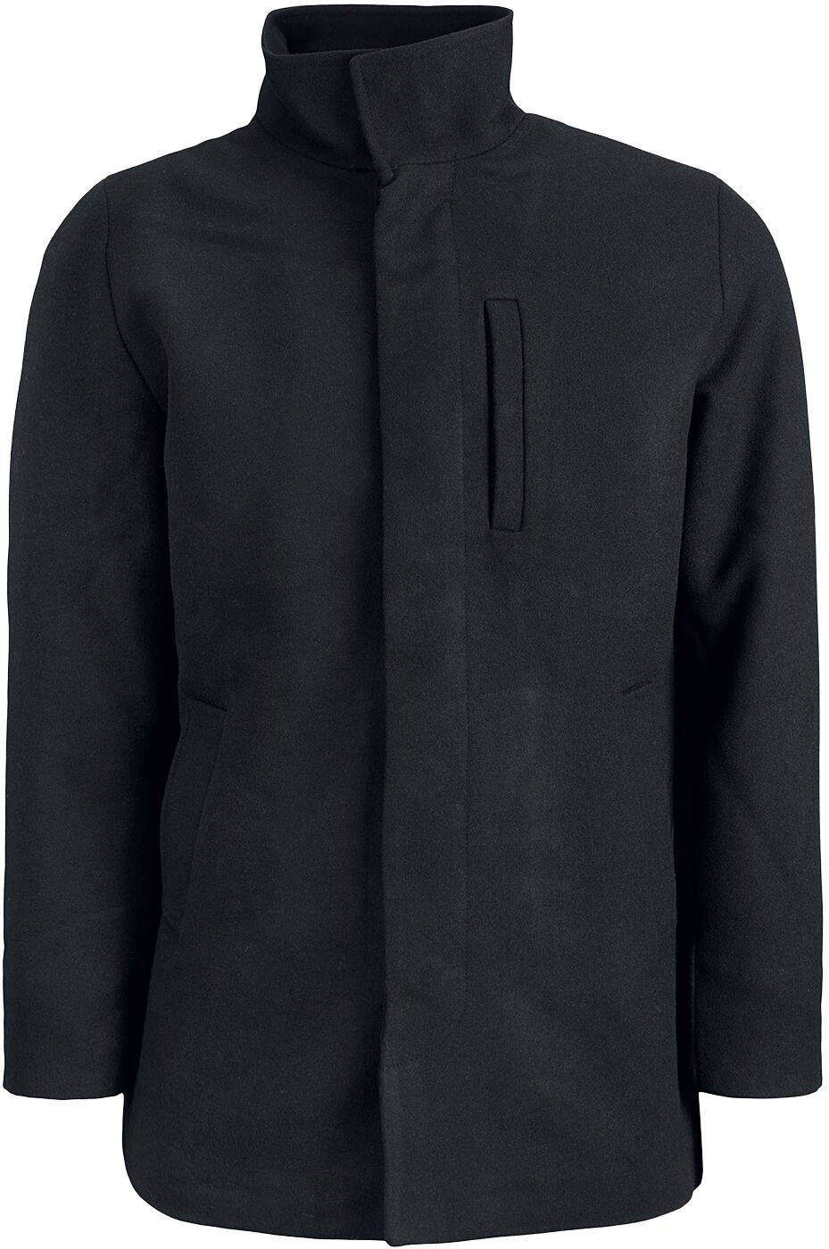 EMP "Dunham Wool Jacket" Winterjacke schwarz von Jack & Jones