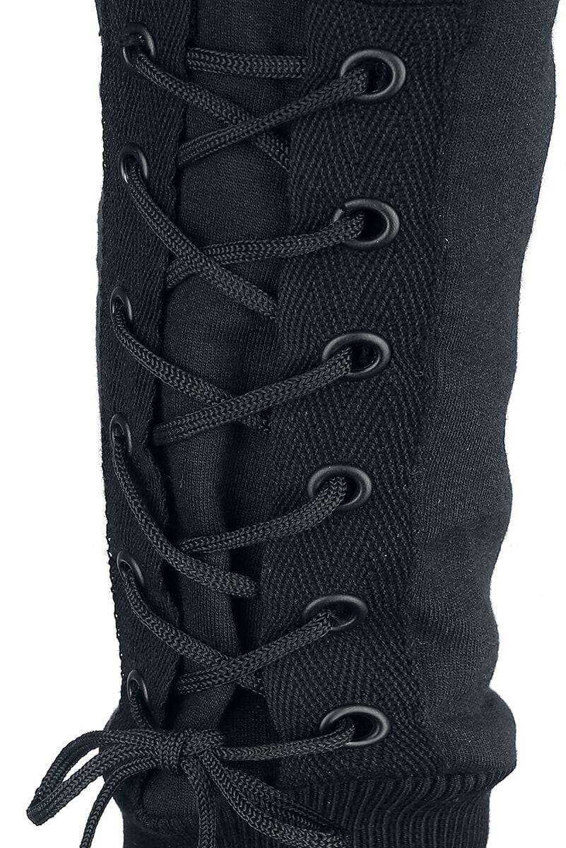 EMP "Ebony Bolero" Kapuzenjacke Schwarz Von Chemical Black