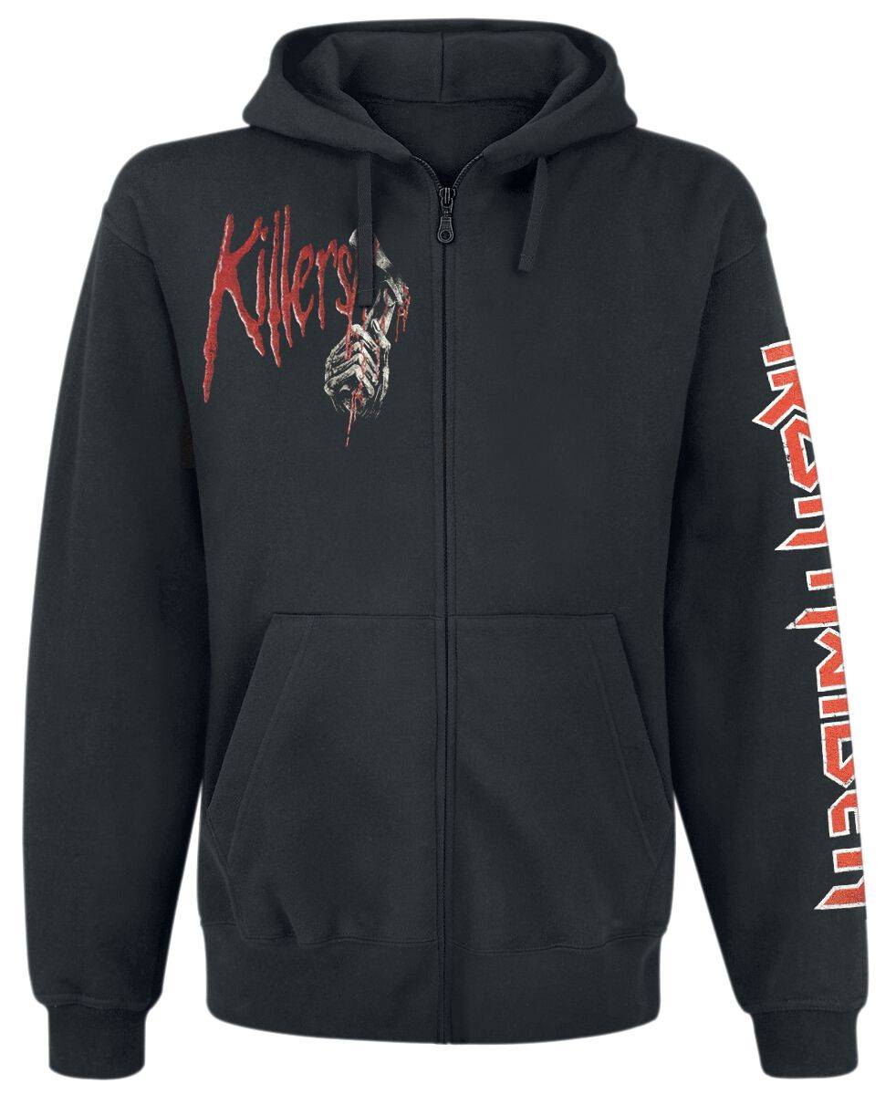 EMP "Eddie Kills" Kapuzenjacke schwarz von Iron Maiden