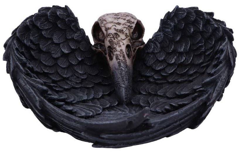EMP "Edgar's Raven" Dekoartikel schwarz/beige von Nemesis Now