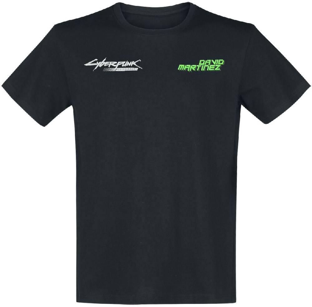 EMP "Edgerunners - David Spine" T-Shirt schwarz von Cyberpunk