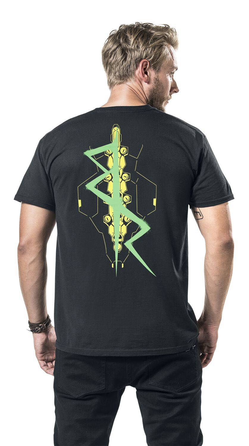 EMP "Edgerunners - David" T-Shirt Schwarz Von Cyberpunk