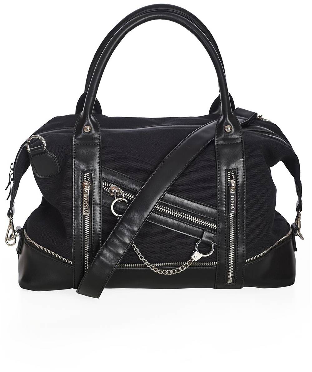 EMP "Edwards Travel Bag" Handtasche schwarz von Banned Alternative